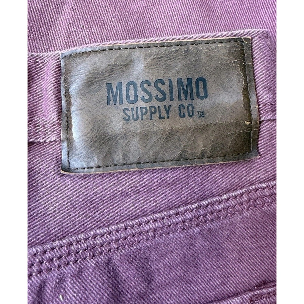 MOSSIMO Set Of 3 Bermuda Stretch Denim Shorts Slim SZ 40 MENS Casual frayed - Picture 9 of 15